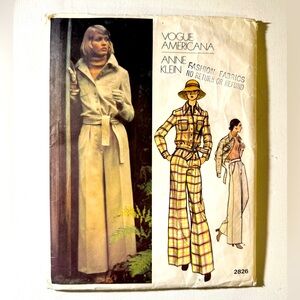 70s Vogue Americana- Anne Klein - Misses jacket and pants